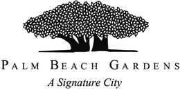 PALM BEACH GARDENS A SIGNATURE CITY trademark
