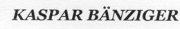 KASPAR BÄNZIGER trademark