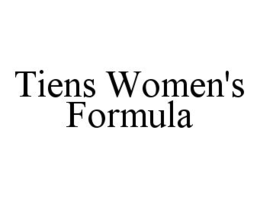 TIENS WOMEN'S FORMULA trademark