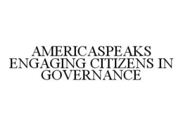AMERICASPEAKS ENGAGING CITIZENS IN GOVERNANCE trademark