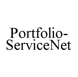 PORTFOLIO-SERVICENET trademark