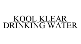 KOOL KLEAR DRINKING WATER trademark
