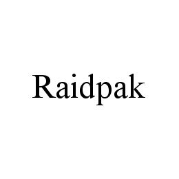 RAIDPAK trademark