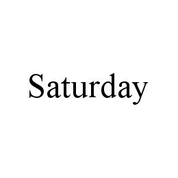 SATURDAY trademark