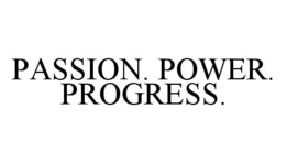 PASSION. POWER. PROGRESS. trademark