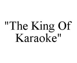 "THE KING OF KARAOKE" trademark
