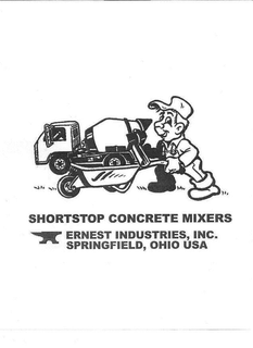 SHORTSTOP CONCRETE MIXERS ERNEST INDUSTRIES, INC. SPRINGFIELD, OHIO USA trademark
