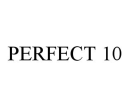 PERFECT 10 trademark