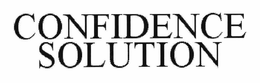 CONFIDENCE SOLUTION trademark