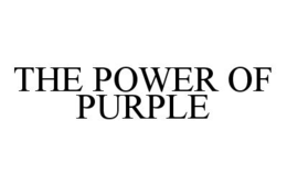 THE POWER OF PURPLE trademark