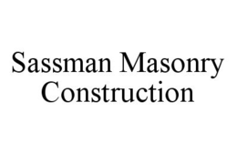 SASSMAN MASONRY CONSTRUCTION trademark