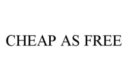 CHEAP AS FREE trademark