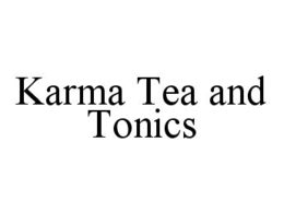 KARMA TEA AND TONICS trademark