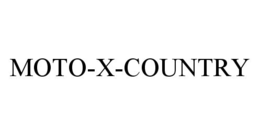 MOTO-X-COUNTRY trademark