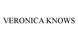 VERONICA KNOWS trademark