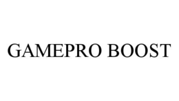 GAMEPRO BOOST trademark