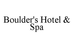BOULDER'S HOTEL & SPA trademark