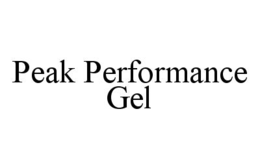 PEAK PERFORMANCE GEL trademark