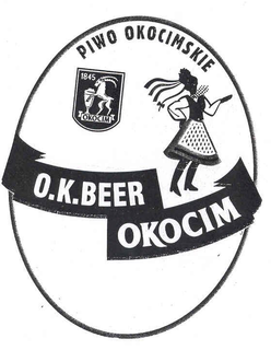 PIWO OKOCIMSKIE O.K. BEER OKOCIM 1845 OKOCIM trademark