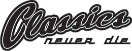 CLASSICS NEVER DIE trademark