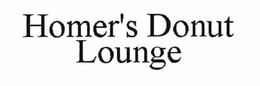 HOMER'S DONUT LOUNGE trademark
