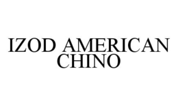 IZOD AMERICAN CHINO trademark