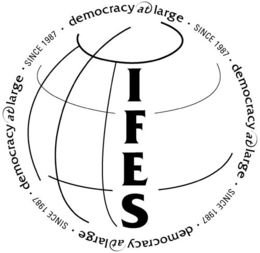 IFES SINCE 1987 DEMOCRACY AT LARGE trademark