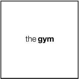 THE GYM trademark