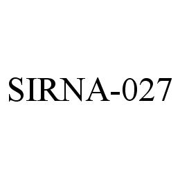 SIRNA-027 trademark