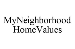 MYNEIGHBORHOOD HOMEVALUES trademark