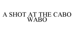 A SHOT AT THE CABO WABO trademark
