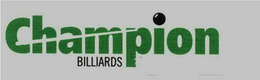 CHAMPION BILLIARDS trademark