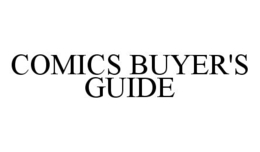COMICS BUYER'S GUIDE trademark