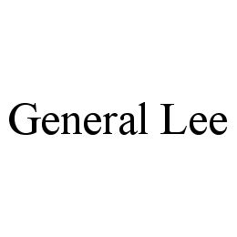 GENERAL LEE trademark