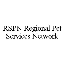 RSPN REGIONAL PET SERVICES NETWORK trademark