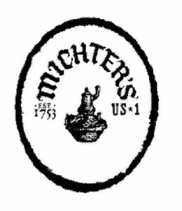 MICHTER'S EST. 1753 US*1 trademark
