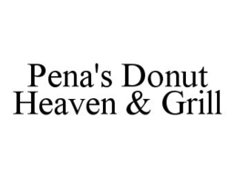 PENA'S DONUT HEAVEN & GRILL trademark
