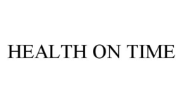 HEALTH ON TIME trademark