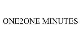 ONE2ONE MINUTES trademark