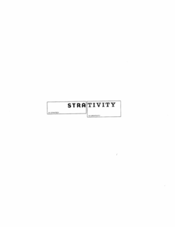 STRATIVITY 01.STRATEGY 02.CREATIVITY trademark