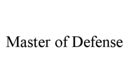 MASTER OF DEFENSE trademark