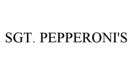 SGT. PEPPERONI'S trademark