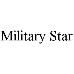 MILITARY STAR trademark