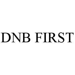 DNB FIRST trademark