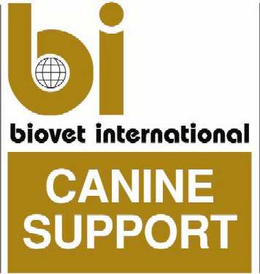 BIOVET INTERNATIONAL CANINE SUPPORT trademark