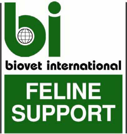 BIOVET INTERNATIONAL FELINE SUPPORT trademark