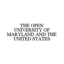 THE OPEN UNIVERSITY OF MARYLAND AND THE UNITED STATES trademark