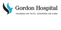 GORDON HOSPITAL FOUNDED ON FAITH. CENTERED ON CARE. trademark