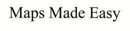 MAPS MADE EASY trademark