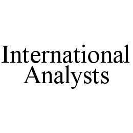 INTERNATIONAL ANALYSTS trademark